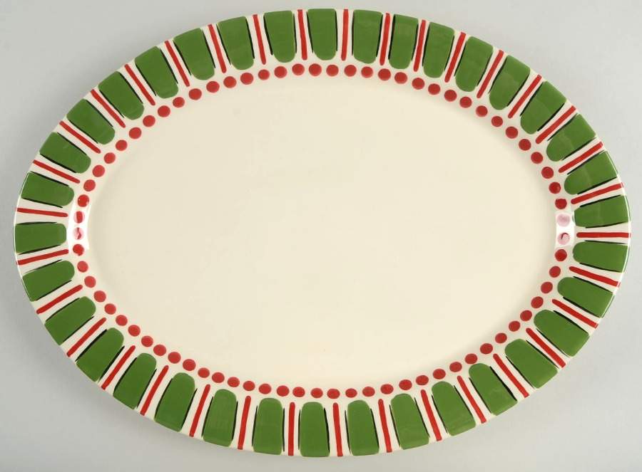 Simply Christmas 15" Oval Serving Platter by Caffco-1