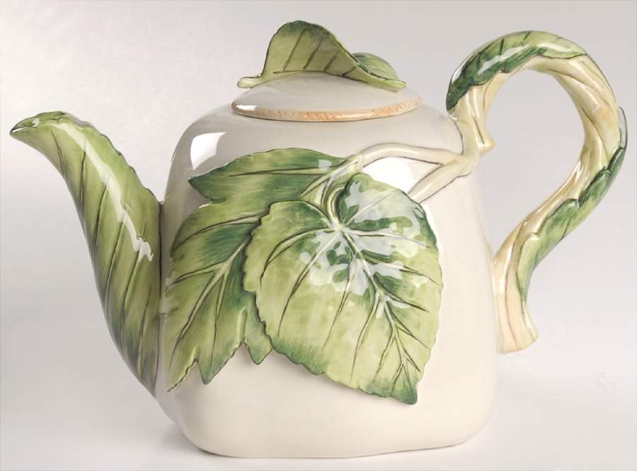 Manhattan Garden Teapot & Lid by Fitz & Floyd-1