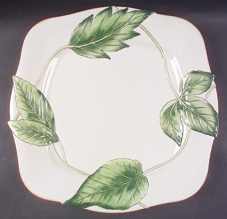 Manhattan Garden 14" Square Platter by Fitz & Floyd-1