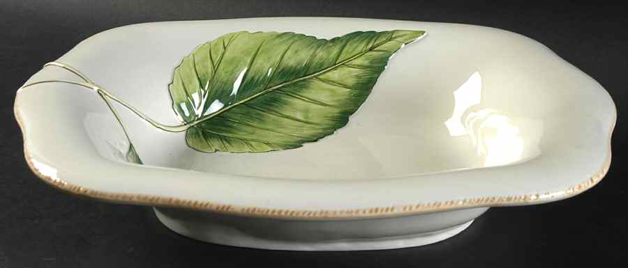 Manhattan Garden 11" Oval Vegetable Bowl by Fitz & Floyd-1