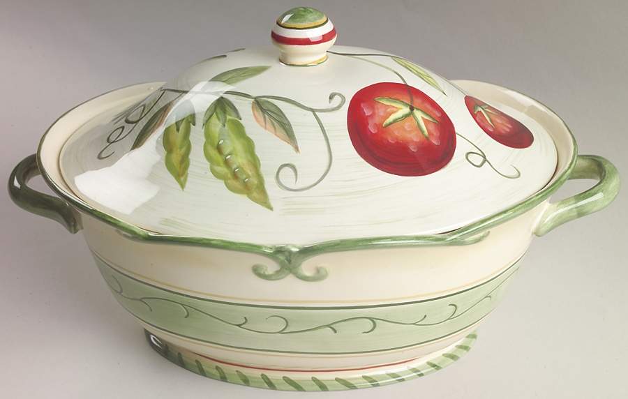Le Marche 2 Quart Oval Covered Casserole by Fitz & Floyd-1