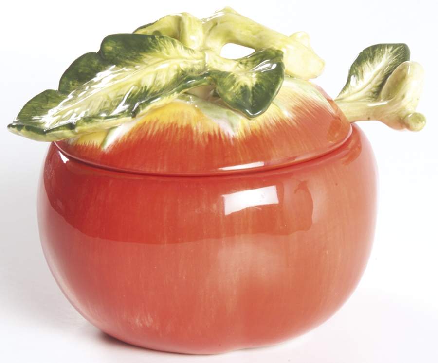 Le Marche Sugar Bowl & Lid W/Spoon by Fitz & Floyd-1