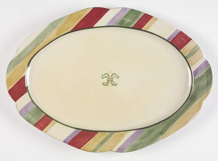 Le Marche 16" Oval Serving Platter by Fitz & Floyd-1
