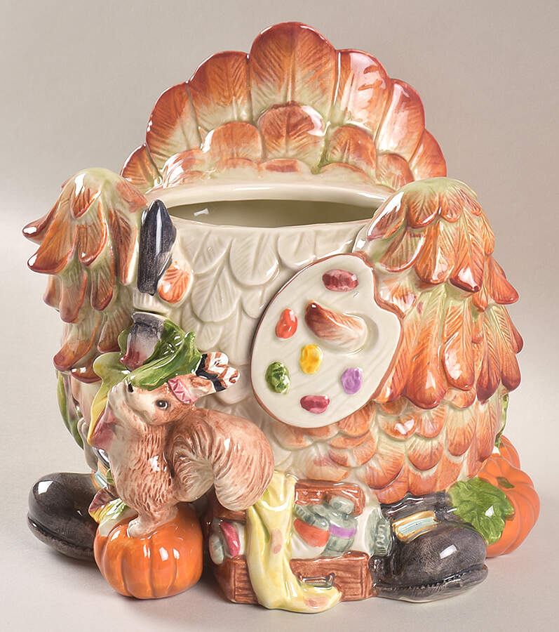 Paint Party Cookie Jar No Lid by Fitz & Floyd-1