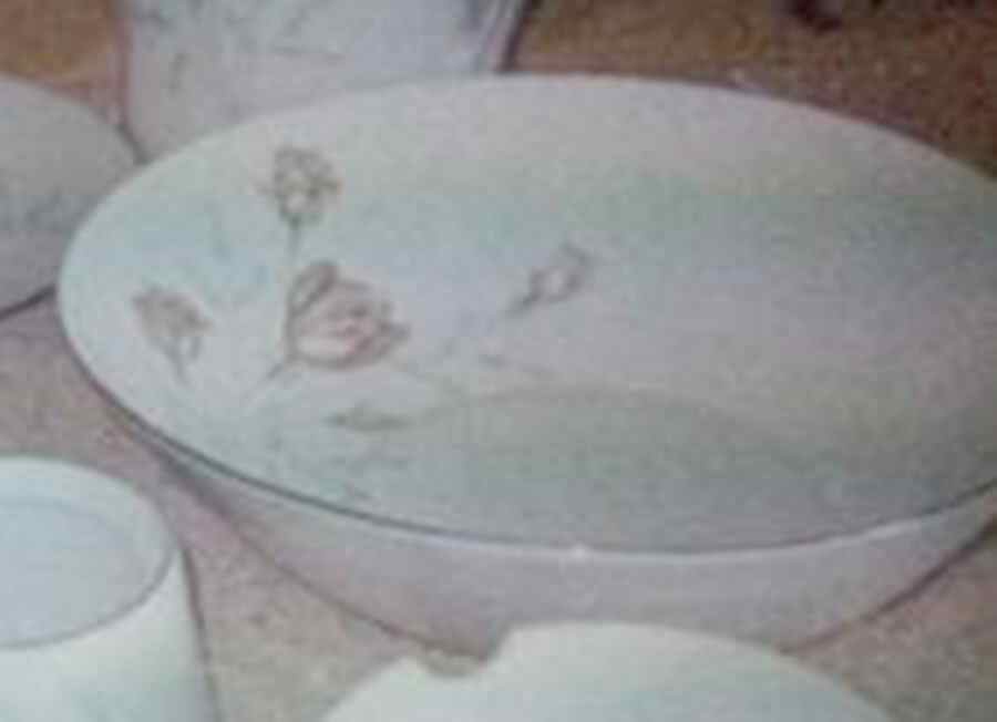 Huntington Rose 10" Round Vegetable Bowl by Friedrich Kaestner-1