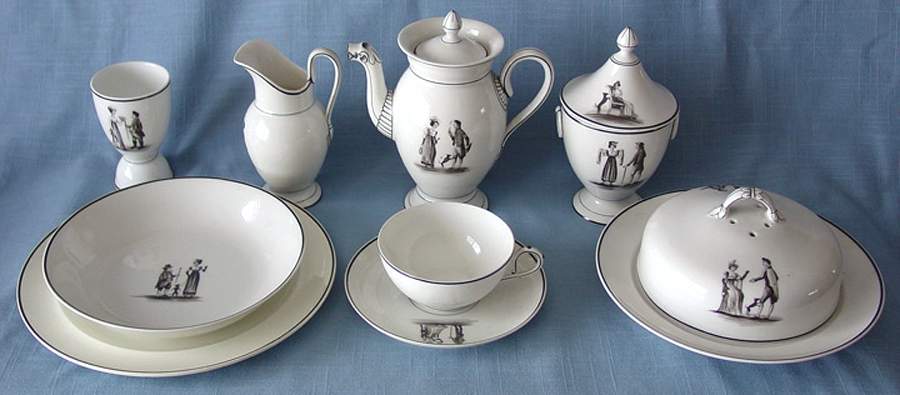 Au Vase Etrusque Coupe Soup Bowl by France-1
