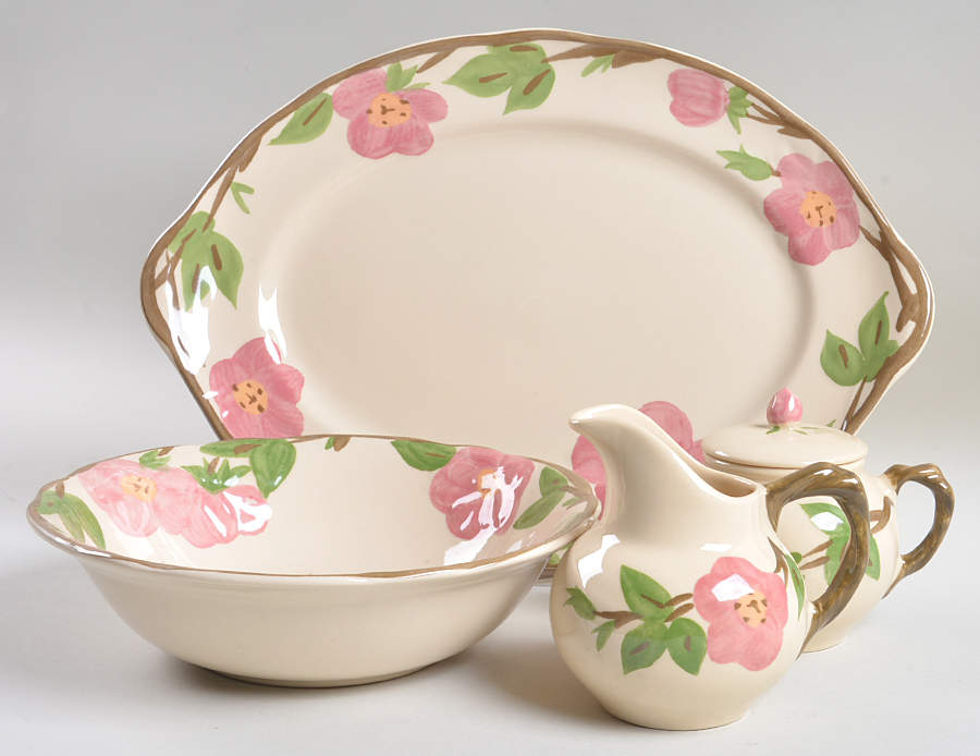 Desert Rose (China) 5 Piece Hostess Set by Franciscan-1