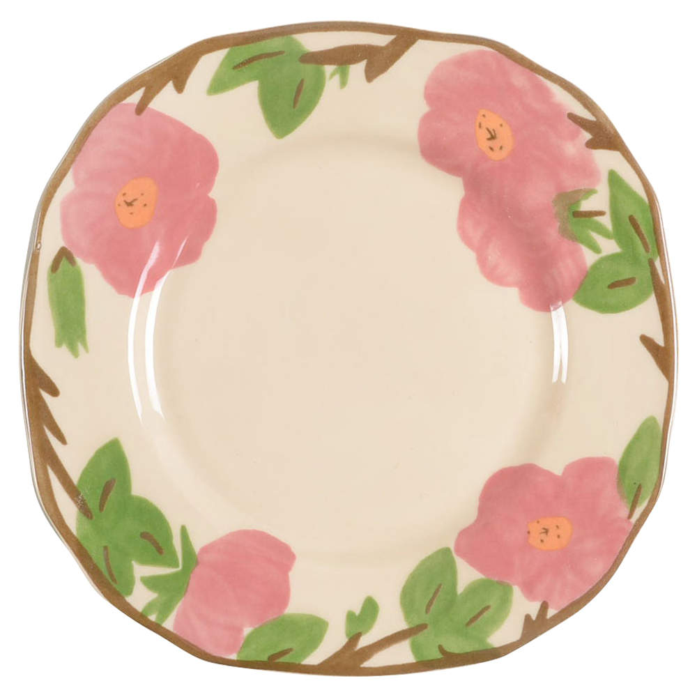 Desert Rose (China) Square Salad Plate by Franciscan-1