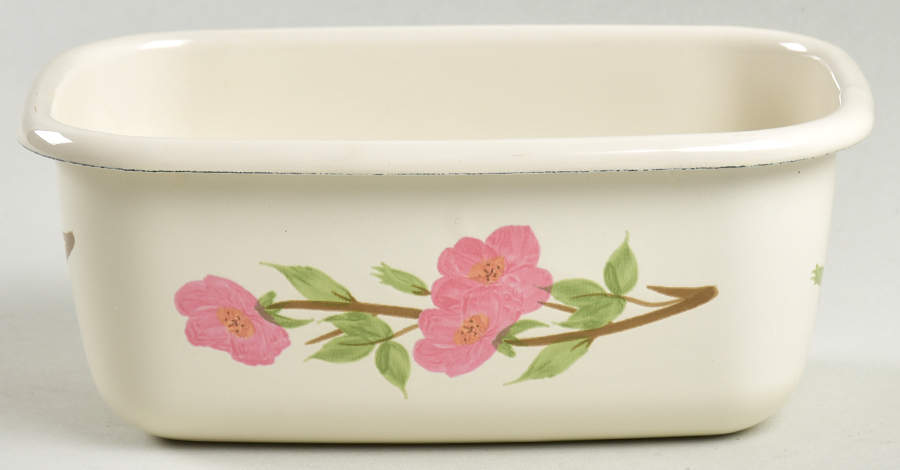 Desert Rose (China) Small Metal Rectangular Baker by Franciscan-1