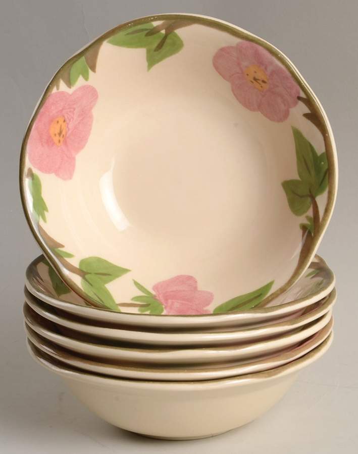Desert Rose (China) (Set of 6) Cereal/Coupe Bowl by Franciscan-1
