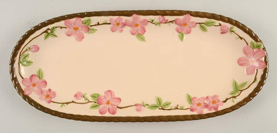 Desert Rose (China) 14" Bread Tray by Franciscan-1