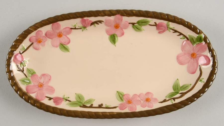 Desert Rose (China) 10" Bread Tray by Franciscan-1