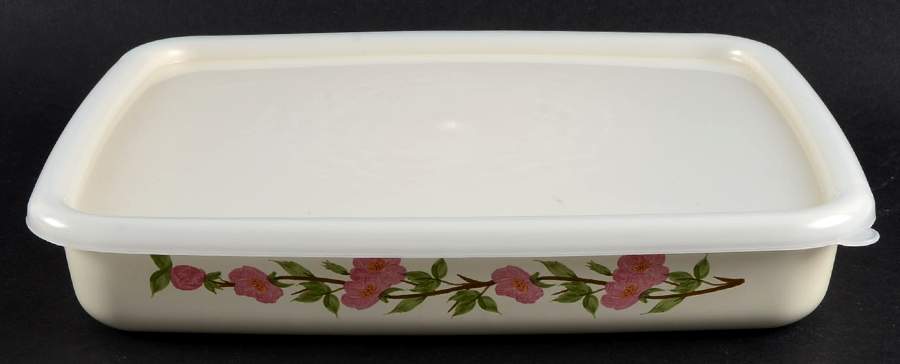 Desert Rose (China) Medium Metal Rectangular Baker by Franciscan-1