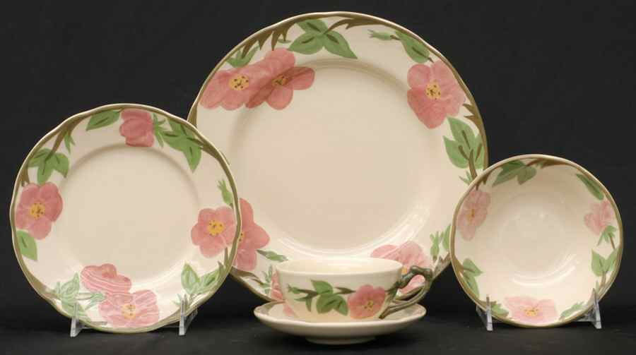 Desert Rose (China) 40 Piece Estate Set by Franciscan-1