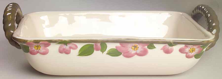 Desert Rose (China) 12" Bread Basket by Franciscan-1