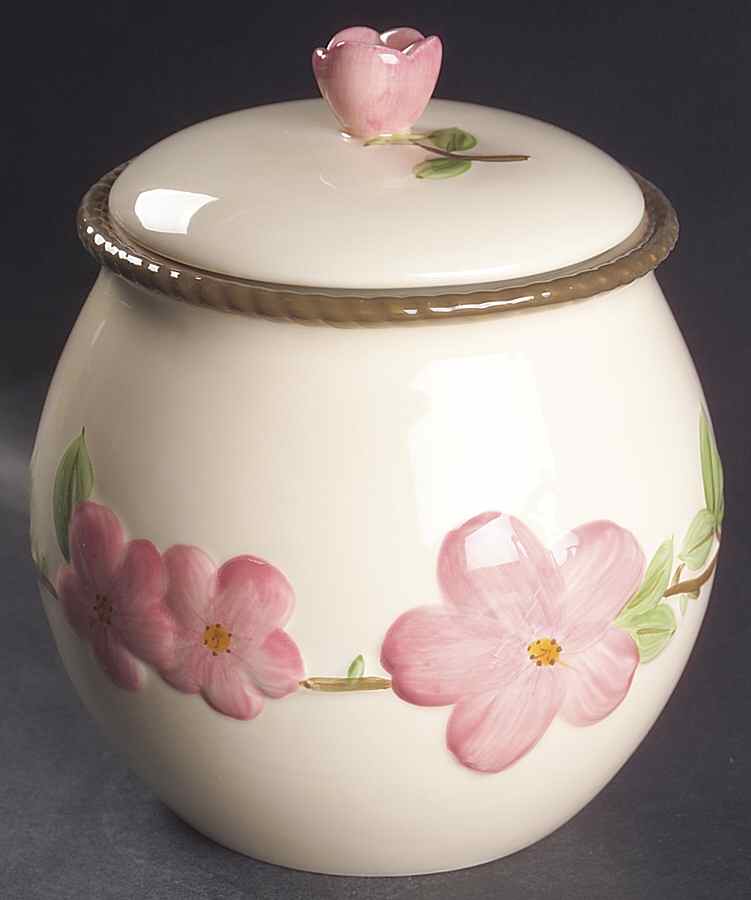 Desert Rose (China) Medium Canister & Lid by Franciscan-1