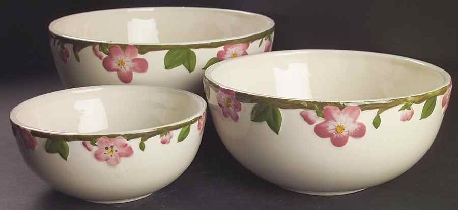 Desert Rose (China) (3 Piece) Mixing Bowl Set by Franciscan-1