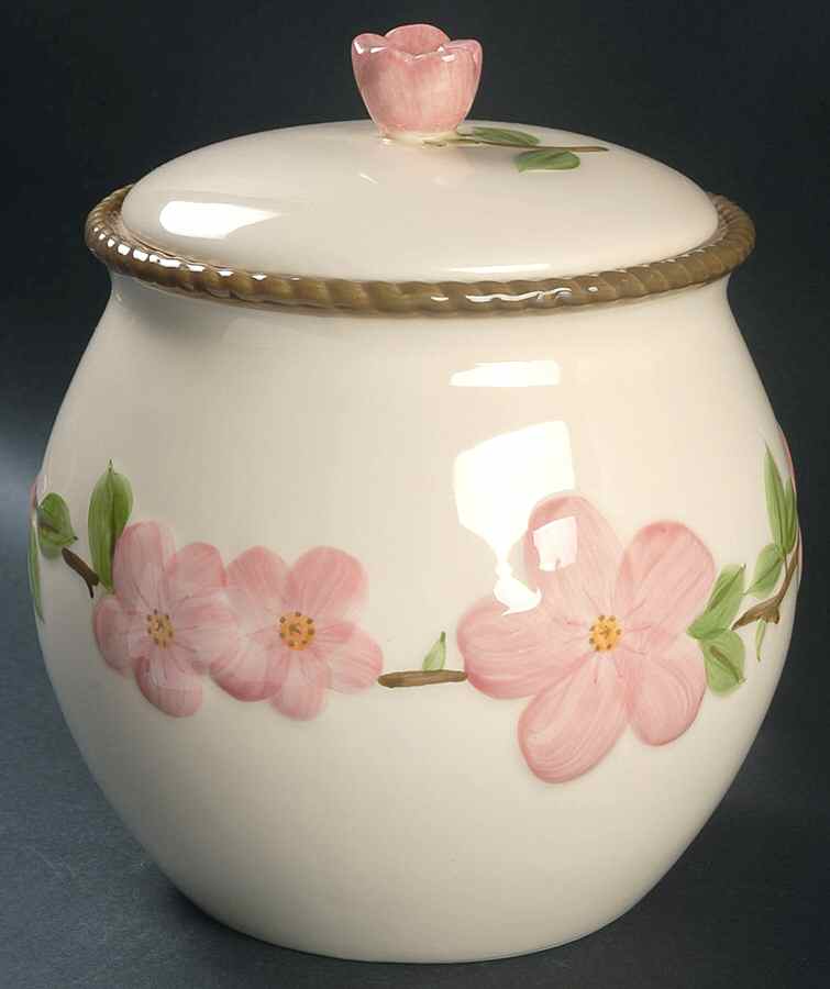 Desert Rose (China) Large Canister & Lid by Franciscan-1