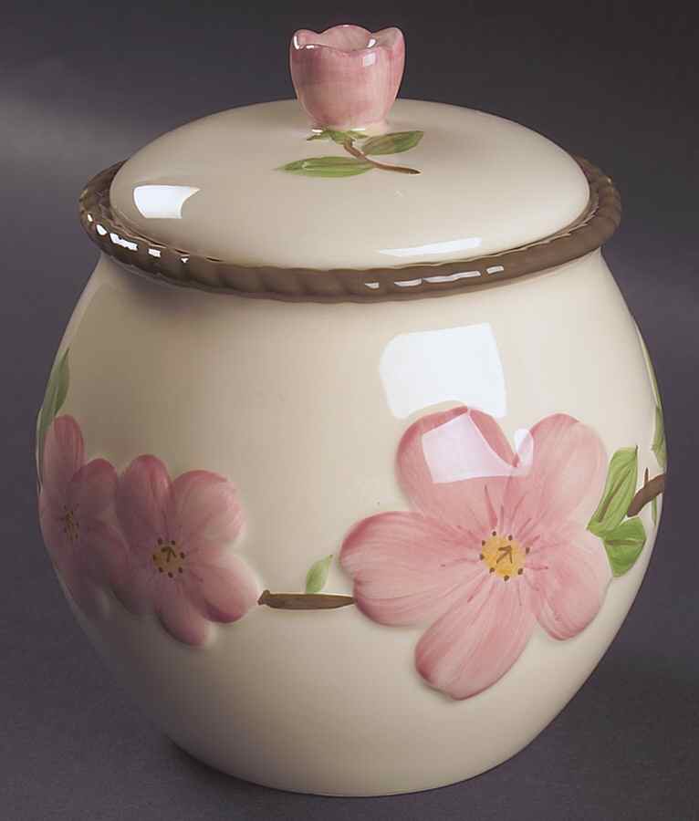 Desert Rose (China) Small Canister & Lid by Franciscan-1