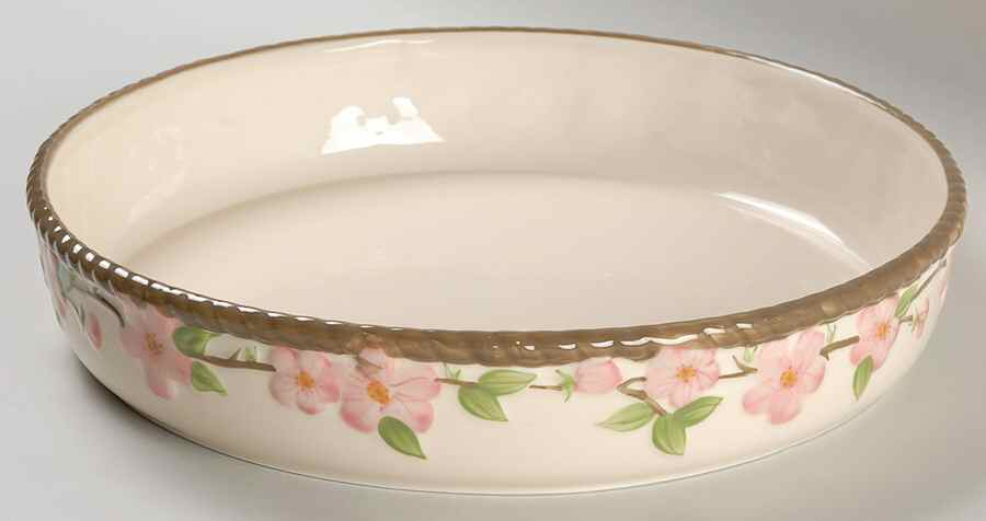 Desert Rose (China) 12" Pie Baking Plate by Franciscan-1