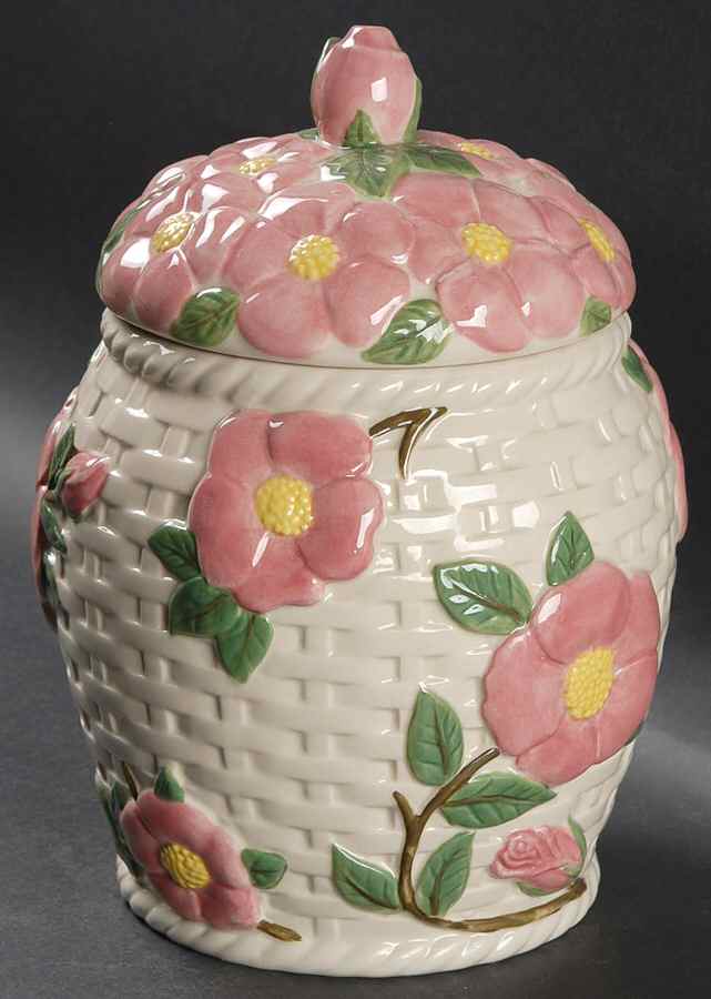 Desert Rose (China) 5" Storage Jar & Lid by Franciscan-1