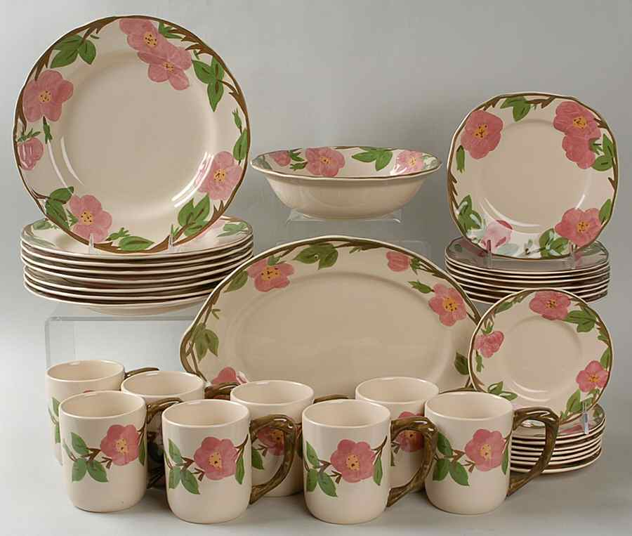 Desert Rose (China) 34 Piece Set by Franciscan-1