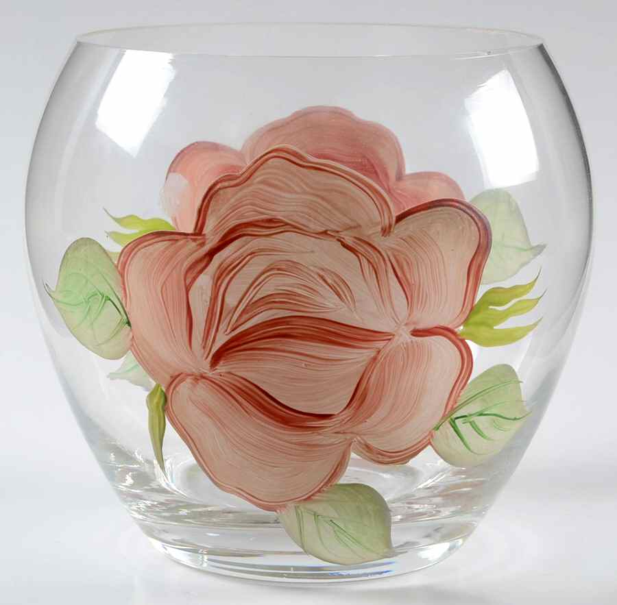 Desert Rose (China) 6" Glassware Vase by Franciscan-1