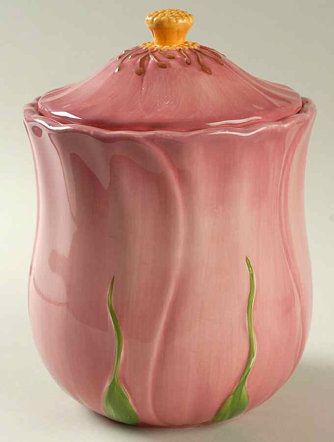 Desert Rose (China) Medium Canister & Lid by Franciscan-1