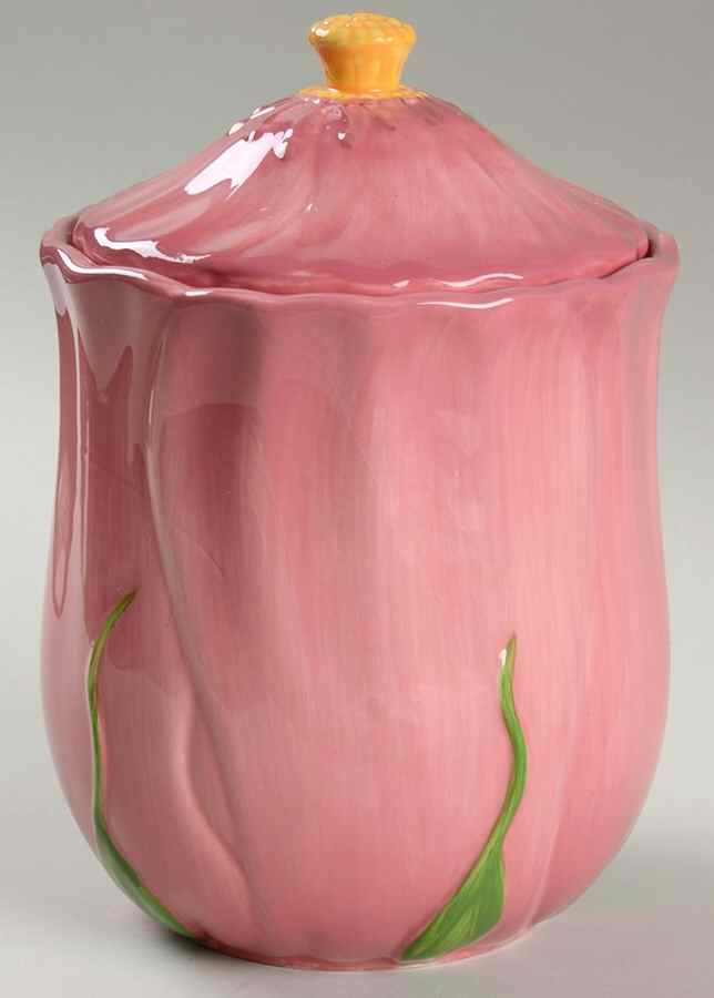 Desert Rose (China) Small Canister & Lid by Franciscan-1
