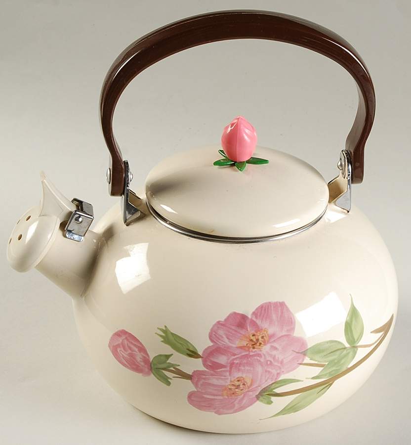 Desert Rose (China) Metal Kettle & Lid by Franciscan-1