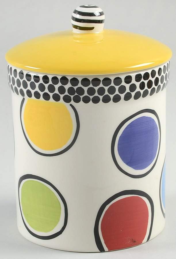 Happy Together Medium Canister & Lid by Caffco-1