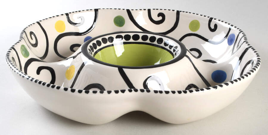 Happy Together 1 Piece Chip & Dip by Caffco-1