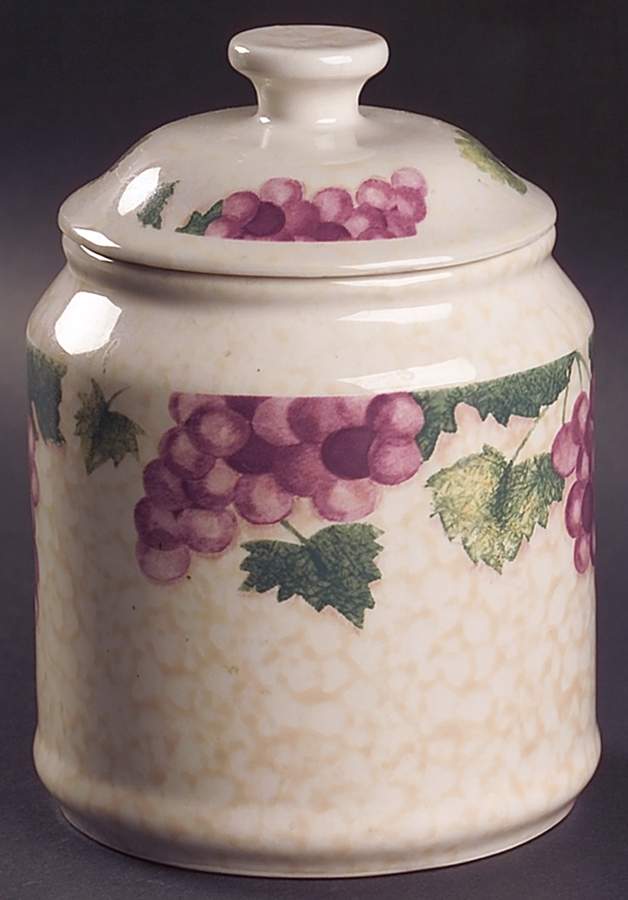 Grape Valley Small Canister & Lid by Fairfield-1
