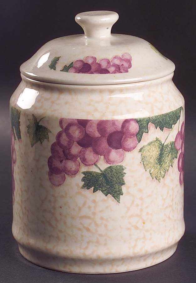 Grape Valley Medium Canister & Lid by Fairfield-1