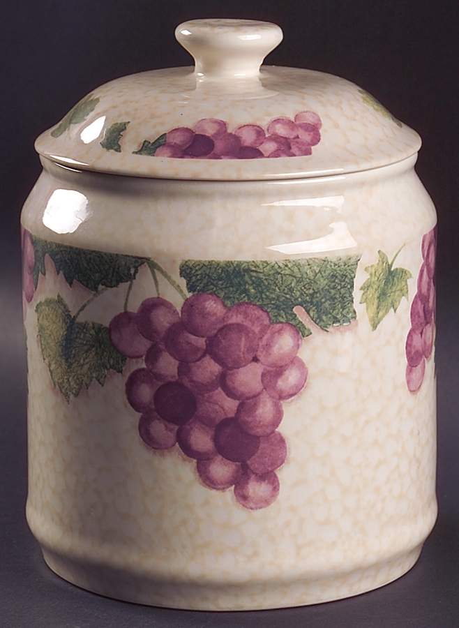 Grape Valley Large Canister & Lid by Fairfield-1