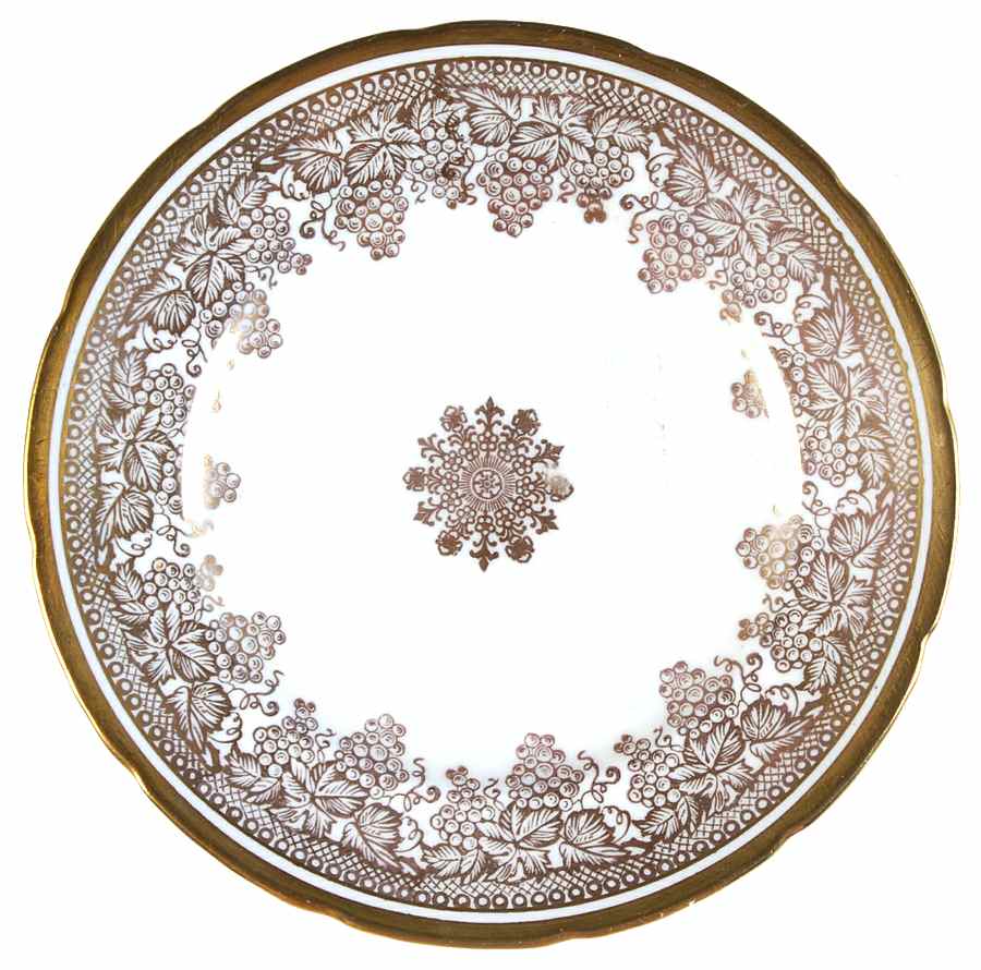 Vintage (White) Bread & Butter Plate by Foley-1