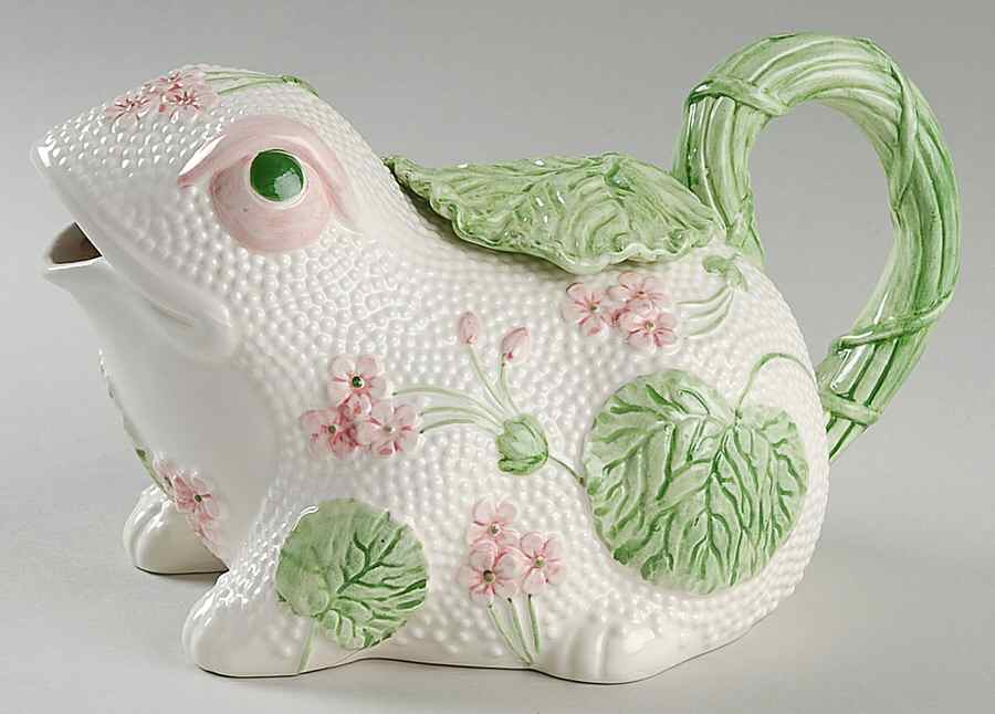 Frog Collection Teapot & Lid by Fitz & Floyd-1