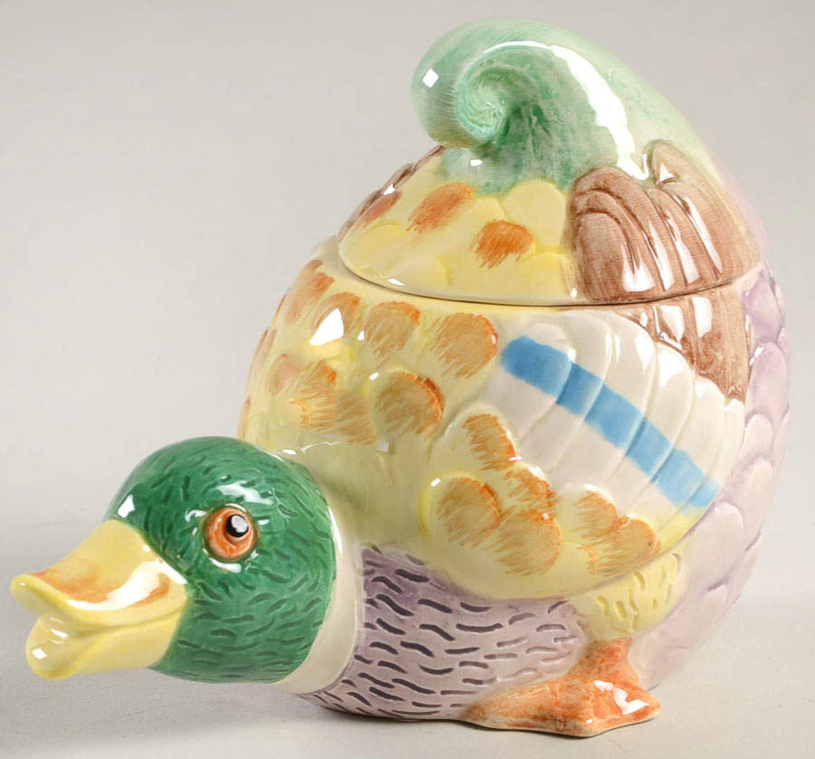 Duck Collection Sugar Bowl & Lid by Fitz & Floyd-1