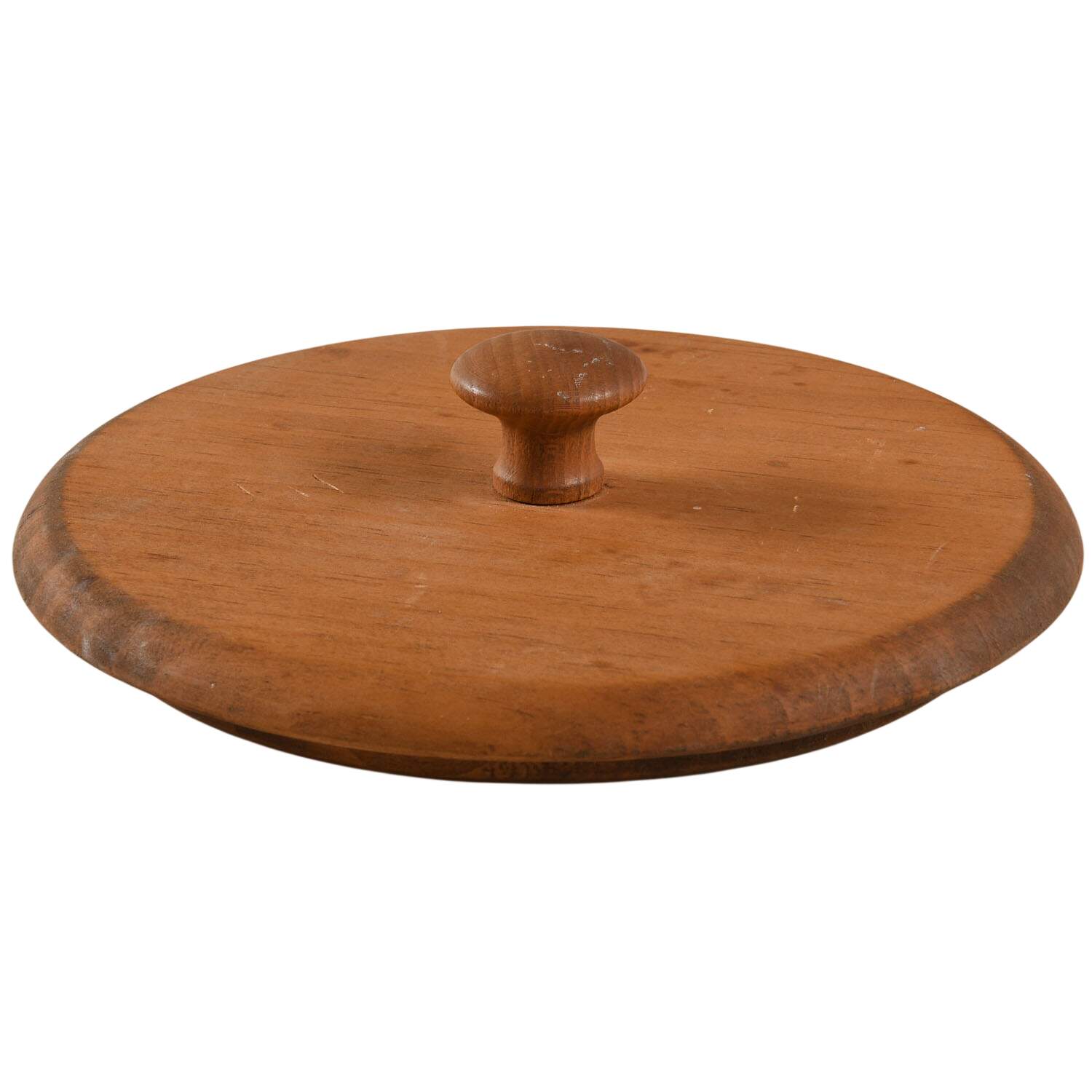 Blue Sponged Wood Lid for Medium Canister by Friendship-1