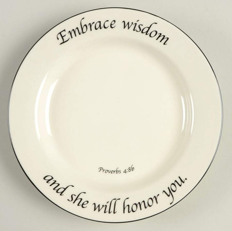 Faith Collection Bread & Butter Plate by Feed on the Word-1