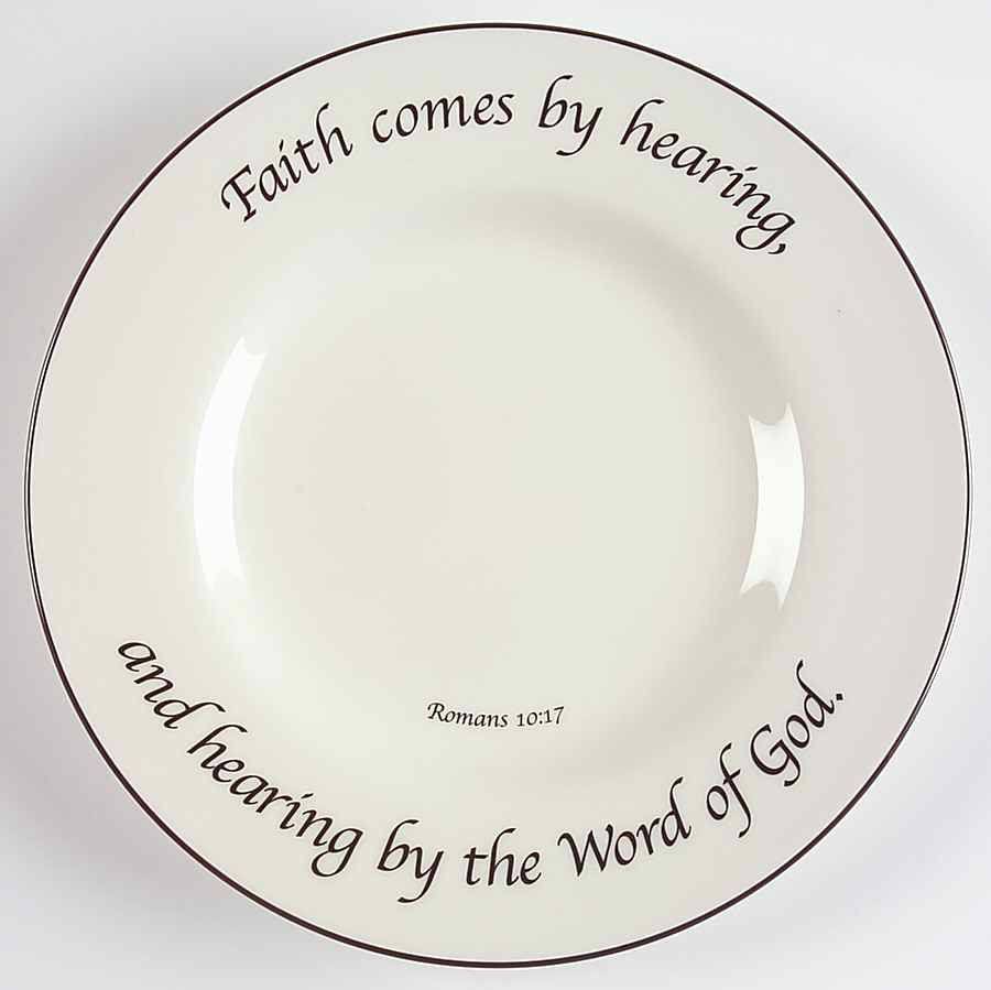 Faith Collection Salad Plate by Feed on the Word-1
