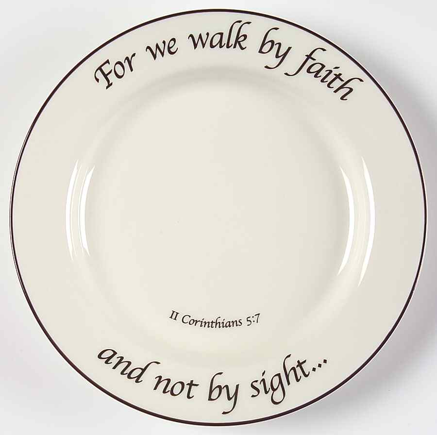 Faith Collection Bread & Butter Plate by Feed on the Word-1