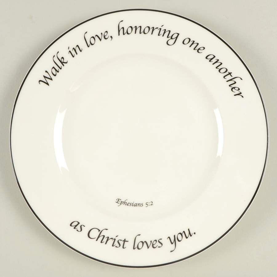 Love Collection Salad Plate by Feed on the Word-1