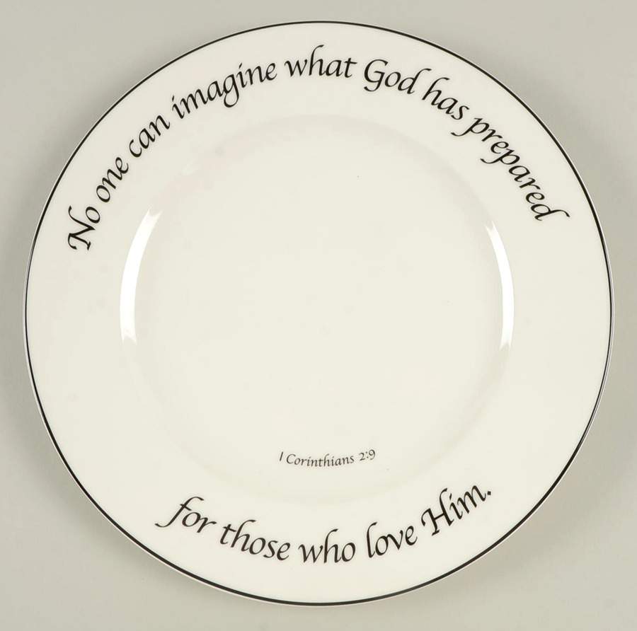 Love Collection Dinner Plate by Feed on the Word-1