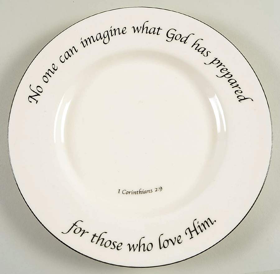 Love Collection Dinner Plate by Feed on the Word-1