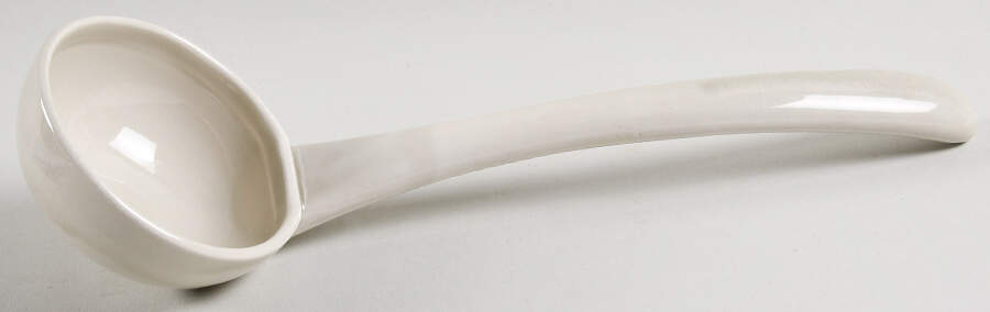 Fish (Ivory and White Backgrounds) Tureen Ladle by Fitz & Floyd-1