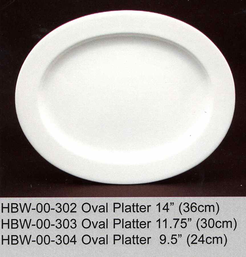 Andromeda 11" Oval Serving Platter by Fortessa-1