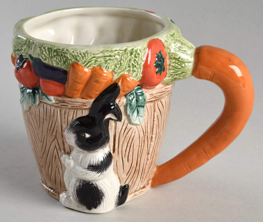 Bountiful Bunnies Figural Mug by Fitz & Floyd-1