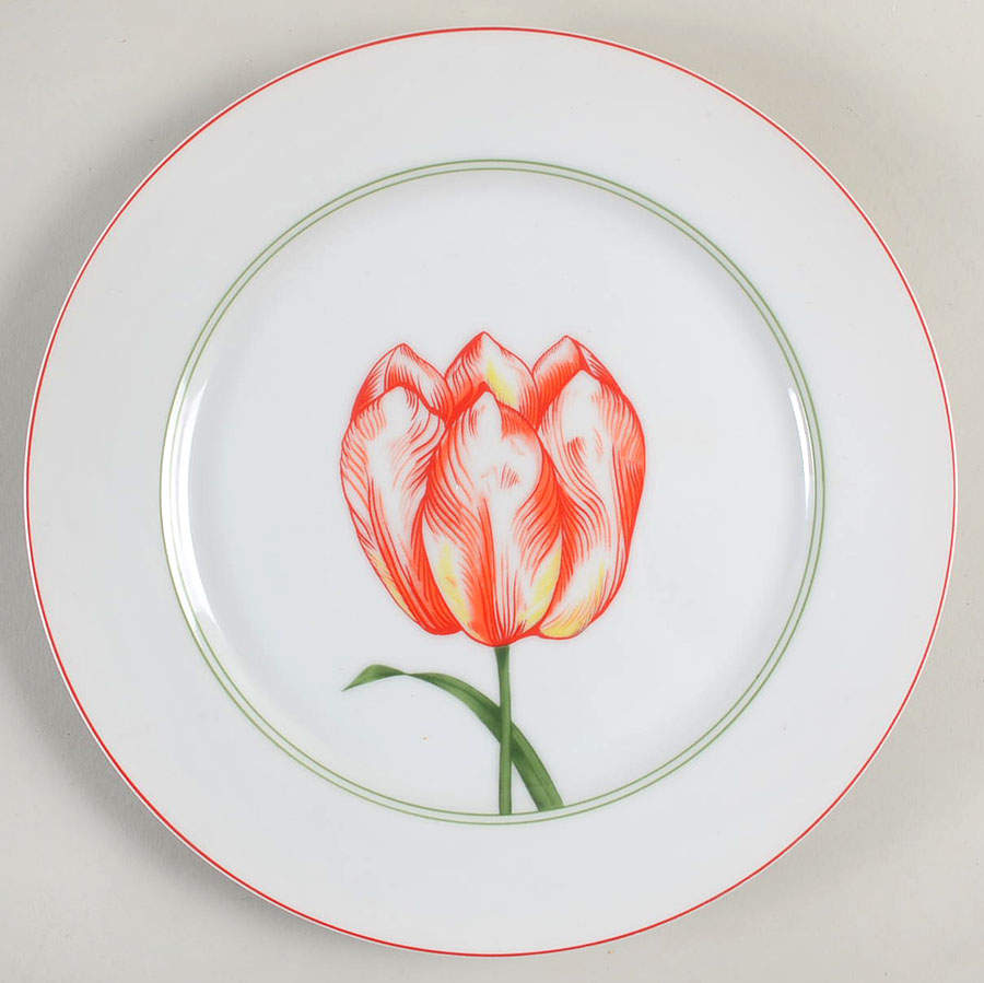 Fluere Rouges Luncheon Plate by Fitz & Floyd-1