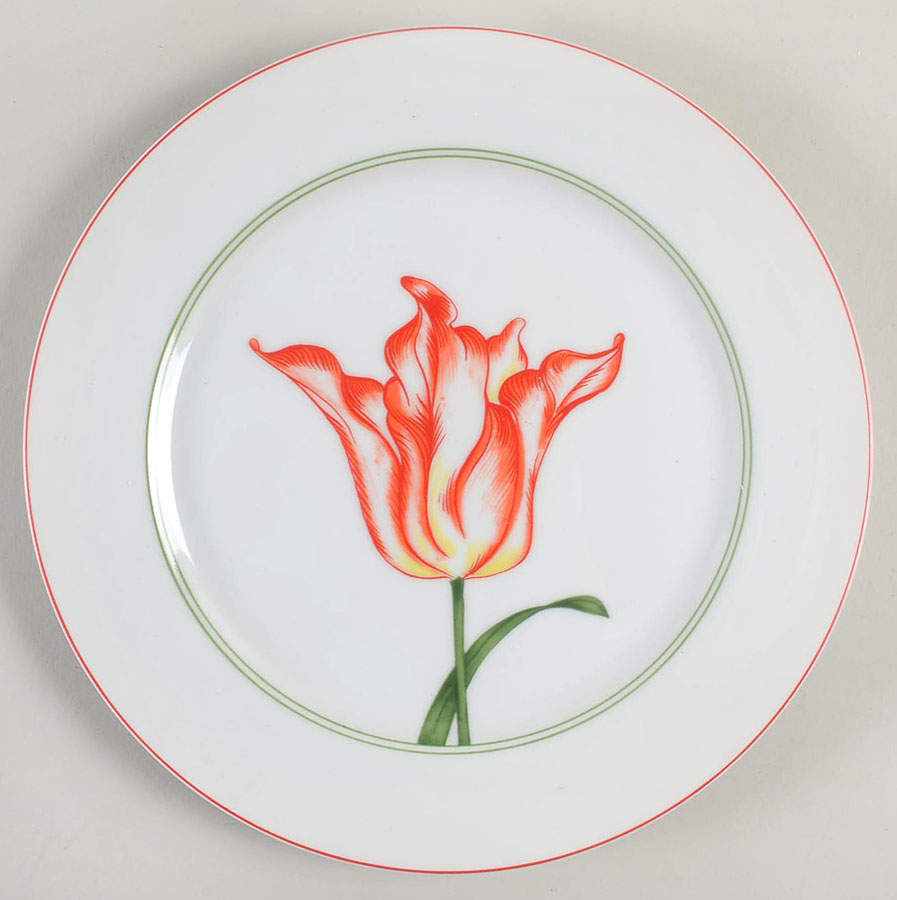 Fluere Rouges Luncheon Plate by Fitz & Floyd-1